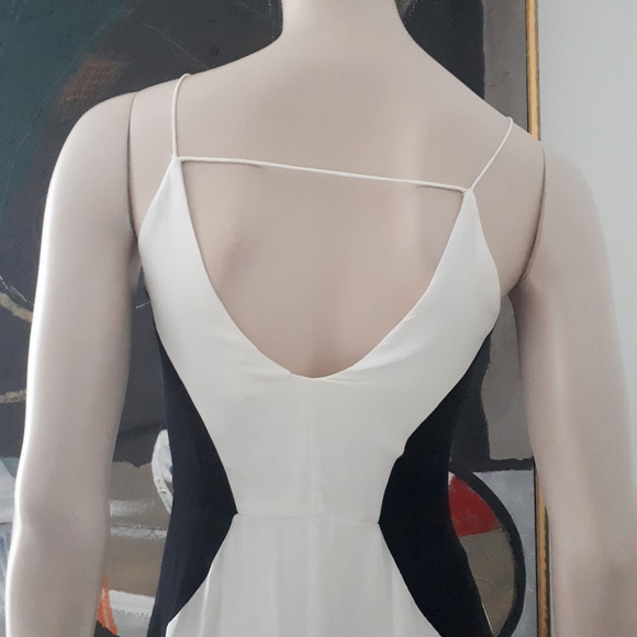 Parker | V- Neck Spaghetti Strap Gown - Picture 7 of 13